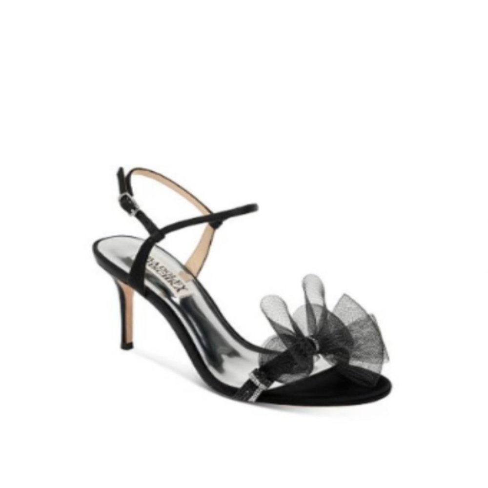 Bagley Mischka Janie Bow Embellished Evening Shoe